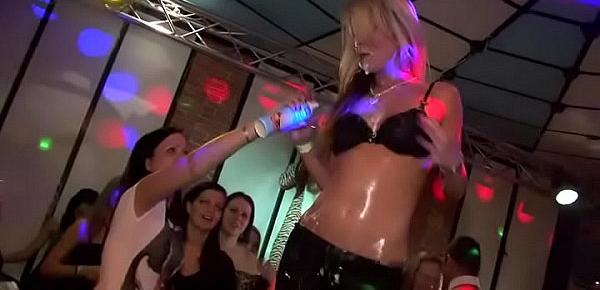  Yong beauty fucked hard after dance by dark waiter from behind